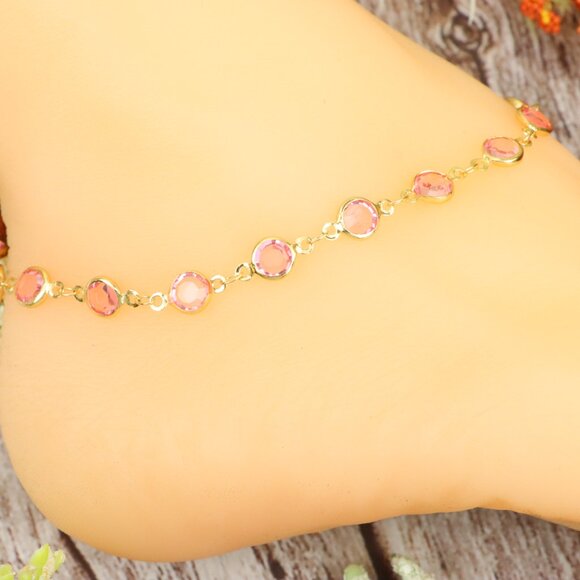 "Dainty Anklet for Women – Elegant Everyday Jewelry & Perfect Gift | MLCRC1232 - Picture 4 of 10